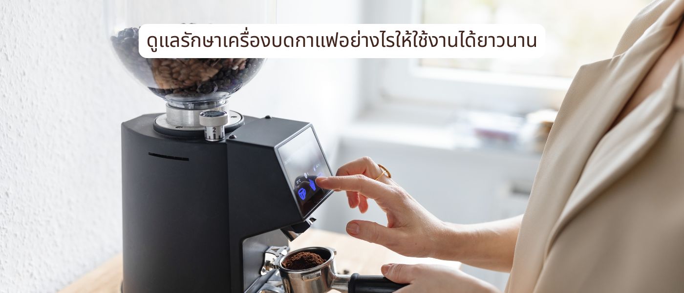 ดูแลรักษาเครื่องบดกาแฟอย่างไรให้ใช้งานได้ยาวนาน